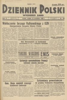 Dziennik Polski : wychodzi rano. R.4, 1938, nr 109