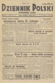 Dziennik Polski : wychodzi rano. R.4, 1938, nr 118