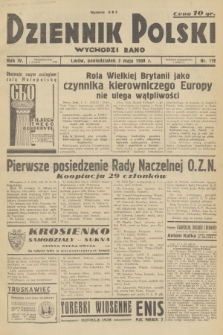 Dziennik Polski : wychodzi rano. R.4, 1938, nr 119
