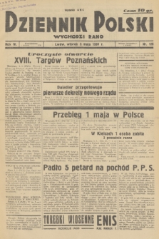 Dziennik Polski : wychodzi rano. R.4, 1938, nr 120