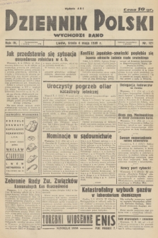 Dziennik Polski : wychodzi rano. R.4, 1938, nr 121