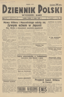 Dziennik Polski : wychodzi rano. R.4, 1938, nr 128