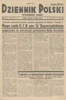 Dziennik Polski : wychodzi rano. R.4, 1938, nr 138
