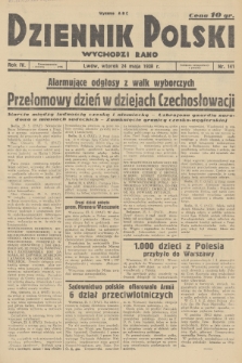 Dziennik Polski : wychodzi rano. R.4, 1938, nr 141
