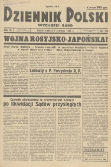 Dziennik Polski : wychodzi rano. R.4, 1938, nr 152