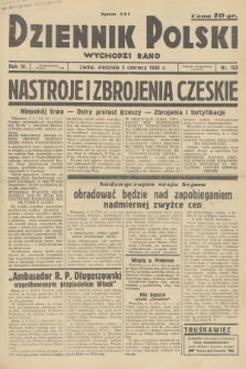 Dziennik Polski : wychodzi rano. R.4, 1938, nr 153