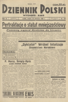 Dziennik Polski : wychodzi rano. R.4, 1938, nr 157