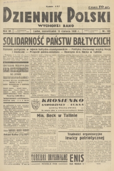Dziennik Polski : wychodzi rano. R.4, 1938, nr 160