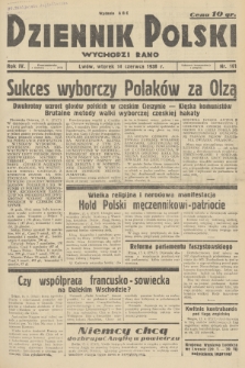 Dziennik Polski : wychodzi rano. R.4, 1938, nr 161