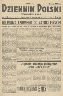 Dziennik Polski : wychodzi rano. R.4, 1938, nr 162