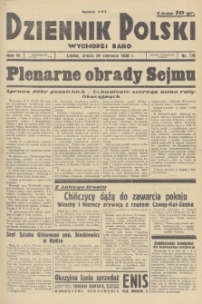 Dziennik Polski : wychodzi rano. R.4, 1938, nr 176