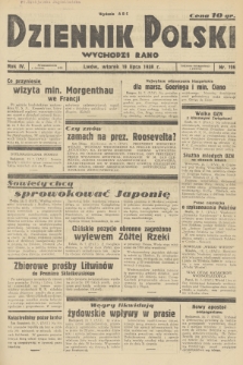 Dziennik Polski : wychodzi rano. R.4, 1938, nr 196