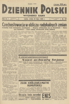 Dziennik Polski : wychodzi rano. R.4, 1938, nr 197