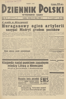 Dziennik Polski : wychodzi rano. R.4, 1938, nr 204