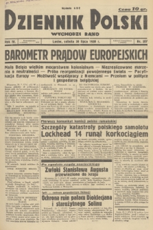 Dziennik Polski : wychodzi rano. R.4, 1938, nr 207