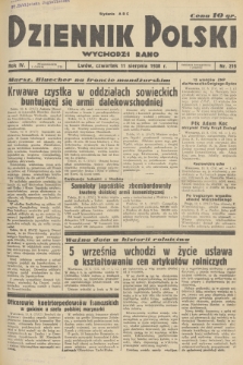 Dziennik Polski : wychodzi rano. R.4, 1938, nr 219