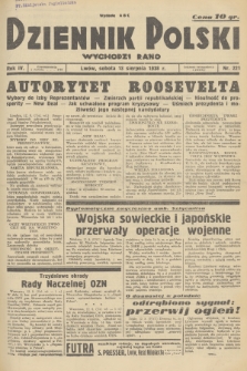 Dziennik Polski : wychodzi rano. R.4, 1938, nr 221