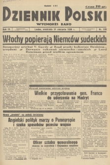 Dziennik Polski : wychodzi rano. R.4, 1938, nr 229