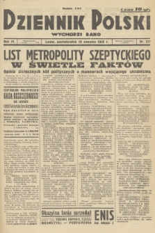 Dziennik Polski : wychodzi rano. R.4, 1938, nr 237