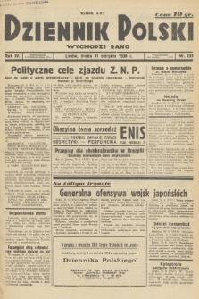 Dziennik Polski : wychodzi rano. R.4, 1938, nr 239