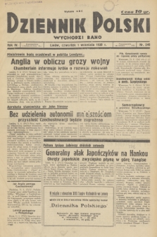 Dziennik Polski : wychodzi rano. R.4, 1938, nr 240