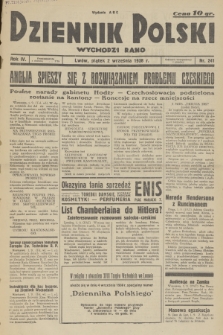 Dziennik Polski : wychodzi rano. R.4, 1938, nr 241