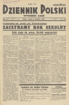 Dziennik Polski : wychodzi rano. R.4, 1938, nr 245