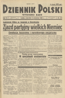 Dziennik Polski : wychodzi rano. R.4, 1938, nr 247