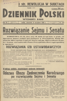 Dziennik Polski : wychodzi rano. R.4, 1938, nr 254