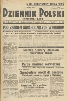 Dziennik Polski : wychodzi rano. R.4, 1938, nr 257