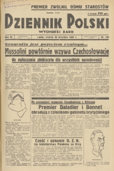 Dziennik Polski : wychodzi rano. R.4, 1938, nr 259