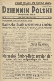 Dziennik Polski : wychodzi rano. R.4, 1938, nr 260