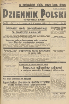 Dziennik Polski : wychodzi rano. R.4, 1938, nr 266