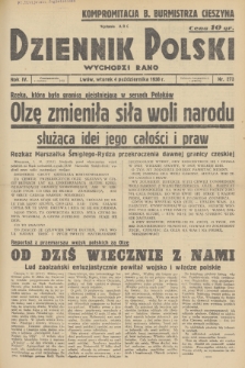 Dziennik Polski : wychodzi rano. R.4, 1938, nr 273