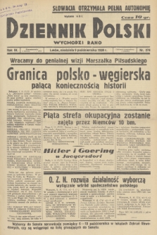 Dziennik Polski : wychodzi rano. R.4, 1938, nr 278