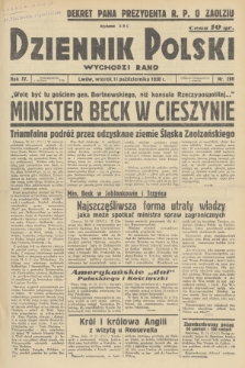 Dziennik Polski : wychodzi rano. R.4, 1938, nr 280