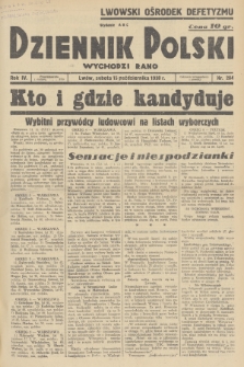 Dziennik Polski : wychodzi rano. R.4, 1938, nr 284