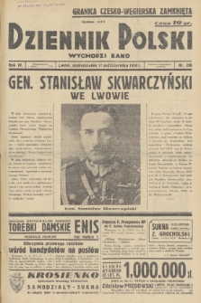 Dziennik Polski : wychodzi rano. R.4, 1938, nr 286