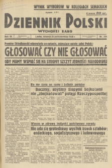 Dziennik Polski : wychodzi rano. R.4, 1938, nr 294