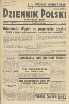 Dziennik Polski : wychodzi rano. R.4, 1938, nr 295