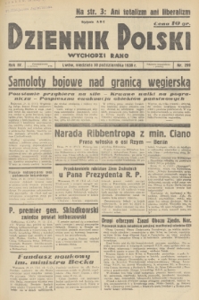 Dziennik Polski : wychodzi rano. R.4, 1938, nr 299
