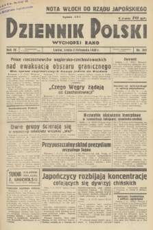 Dziennik Polski : wychodzi rano. R.4, 1938, nr 302