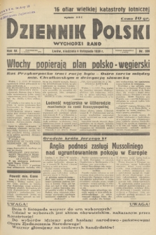 Dziennik Polski : wychodzi rano. R.4, 1938, nr 306
