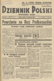 Dziennik Polski : wychodzi rano. R.4, 1938, nr 311