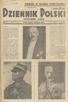 Dziennik Polski : wychodzi rano. R.4, 1938, nr 312