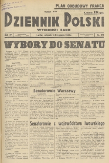 Dziennik Polski : wychodzi rano. R.4, 1938, nr 315