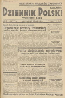 Dziennik Polski : wychodzi rano. R.4, 1938, nr 319