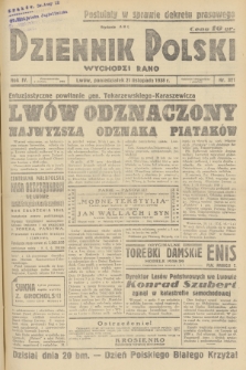 Dziennik Polski : wychodzi rano. R.4, 1938, nr 321