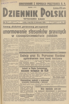 Dziennik Polski : wychodzi rano. R.4, 1938, nr 324
