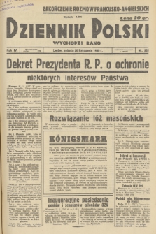 Dziennik Polski : wychodzi rano. R.4, 1938, nr 326